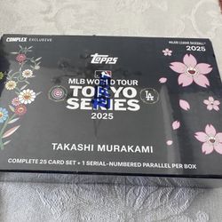 TAKASHI MURAKAMI + MLB WORLD TOUR TOKYO 2025 TRADING CARDS BOX SET