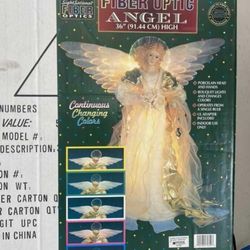 Large Fiber Optic Angel. Brand New