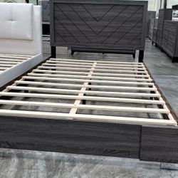 Queen Size Alpine Bed With Orthopedic Mattress 