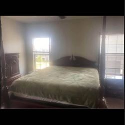 Solid Wood Full Bedroom Set 