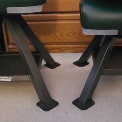 2 Fishing Swivel Green Chairs