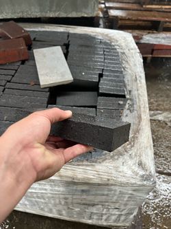 Black pavers
