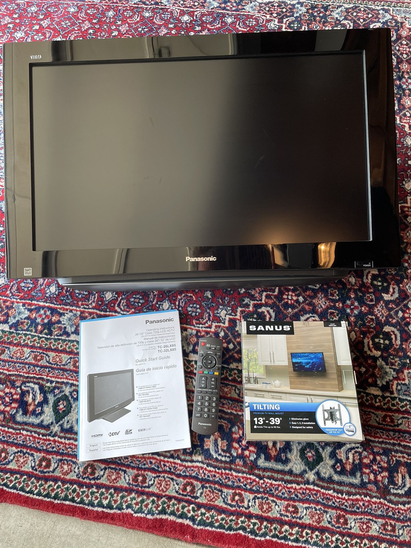 Panasonic 32” TV.  TC-32LX85