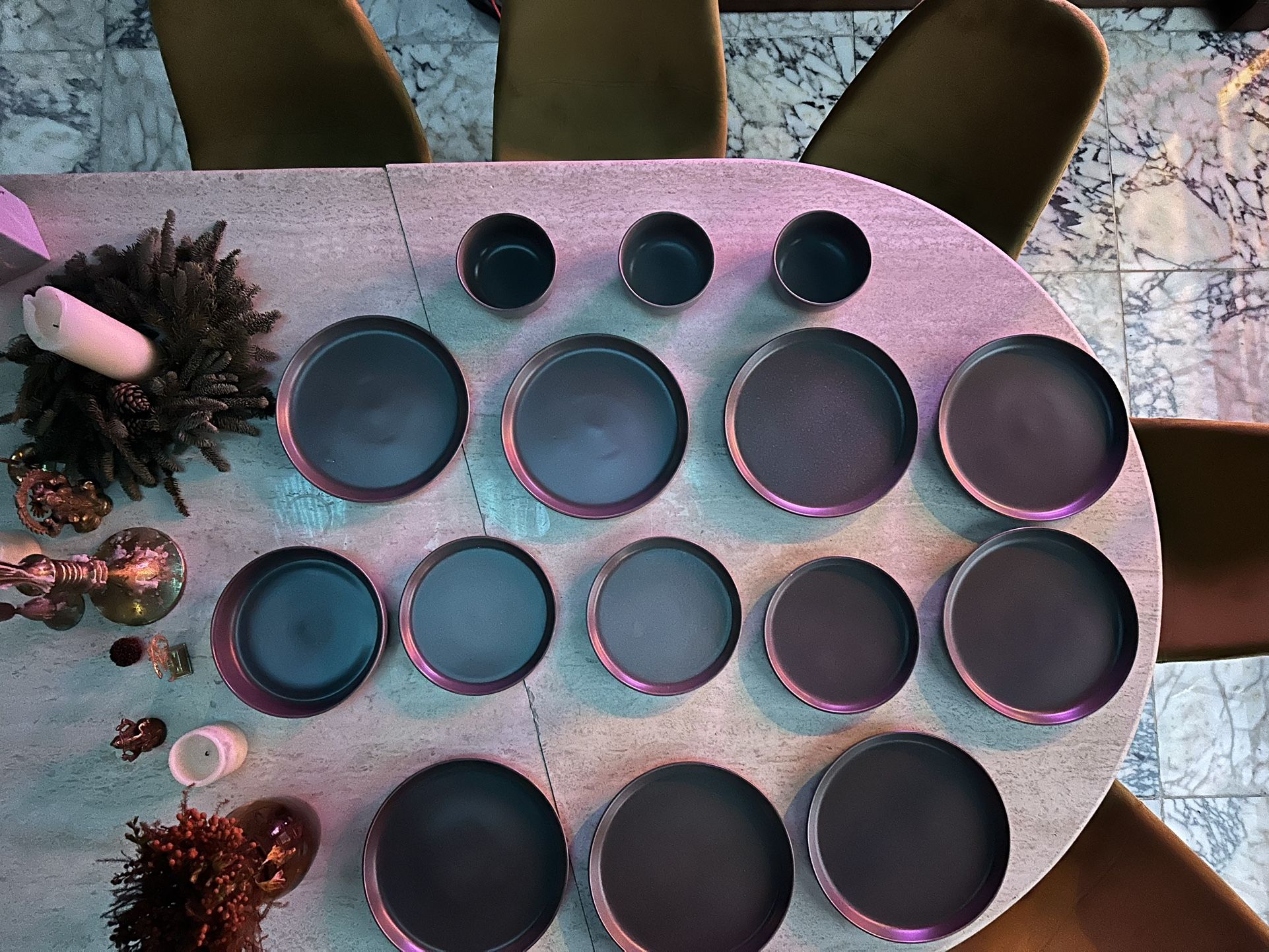 Modern Matte Stoneware Dinnerware Set – Target Project 62 Pebble/Dark Gray – 15 Pieces