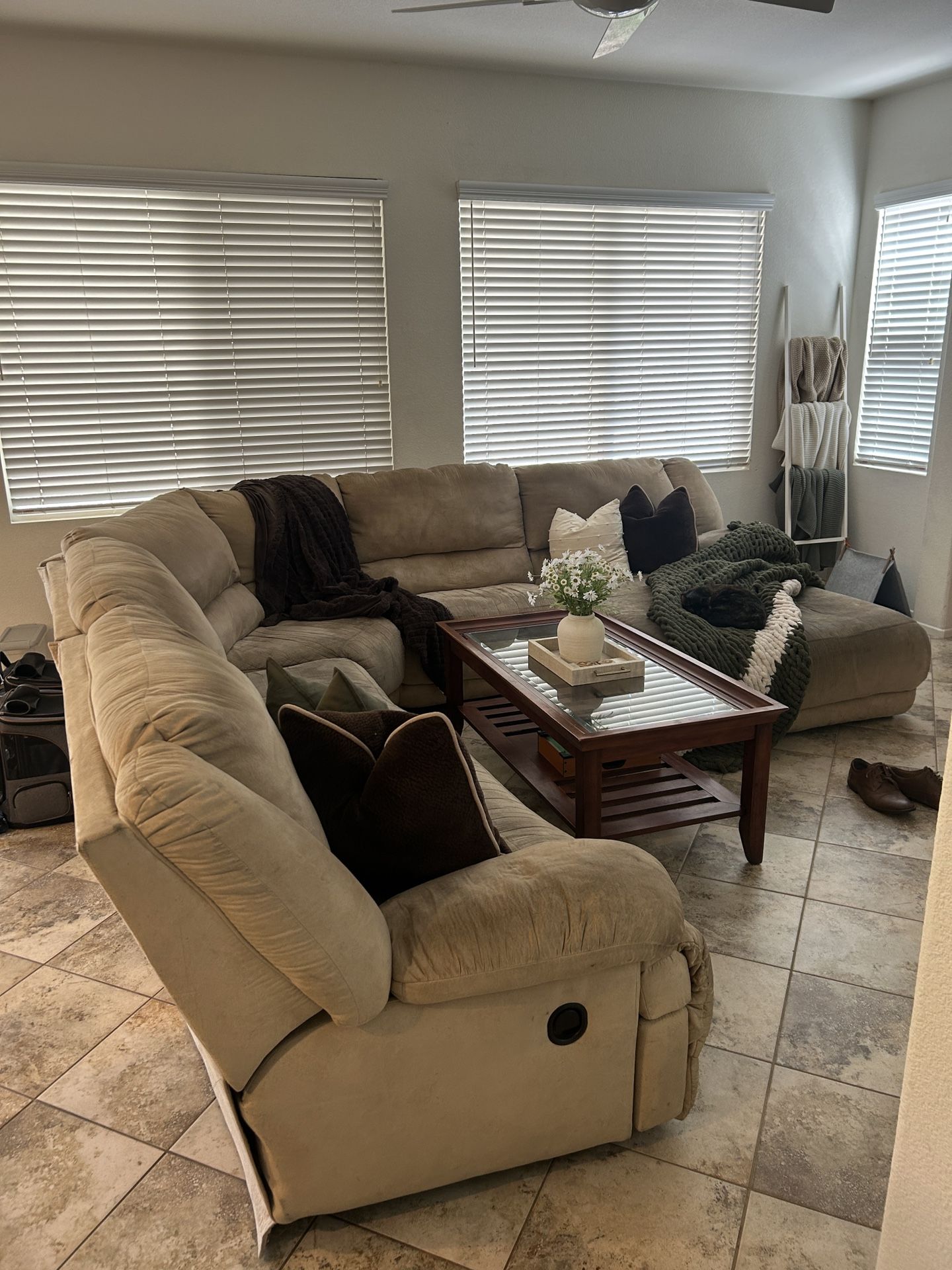Tan Sectional Couch