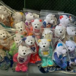 50 States Collector Bears With Quarters 26 Bears