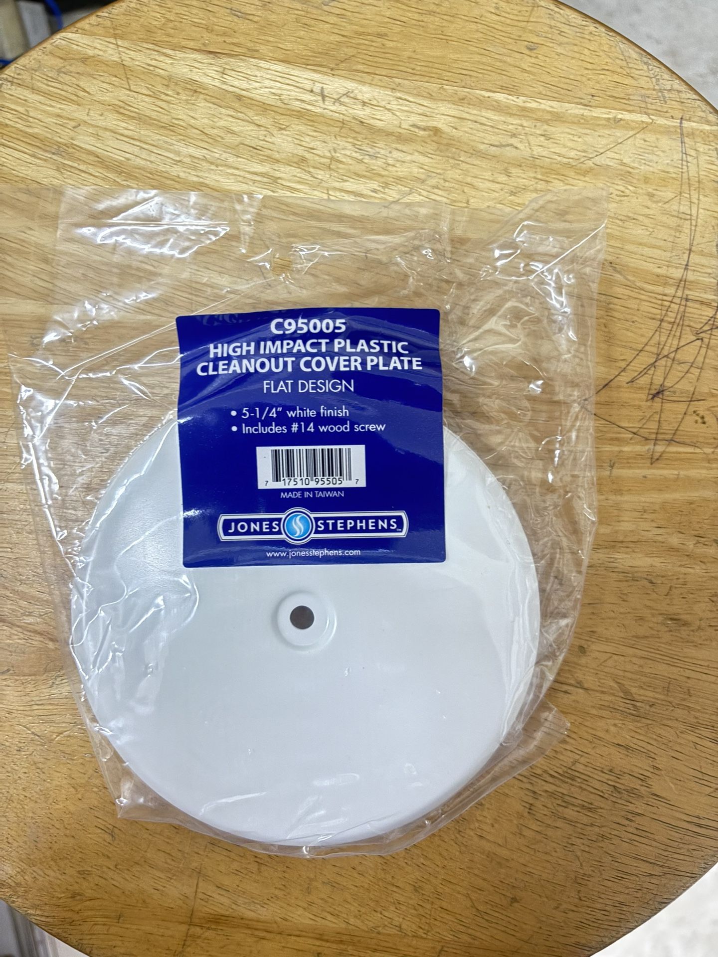 High Impact Plastic Clean out Cover Plate