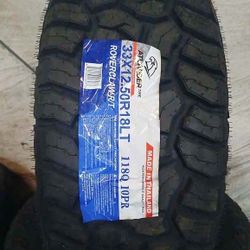 4 New Tires 33/12.50/18 Atlander RT Tires