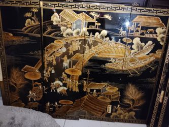 Chinese Gold Wall Pictures 