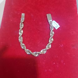 10k Gold Rope Bracelet 