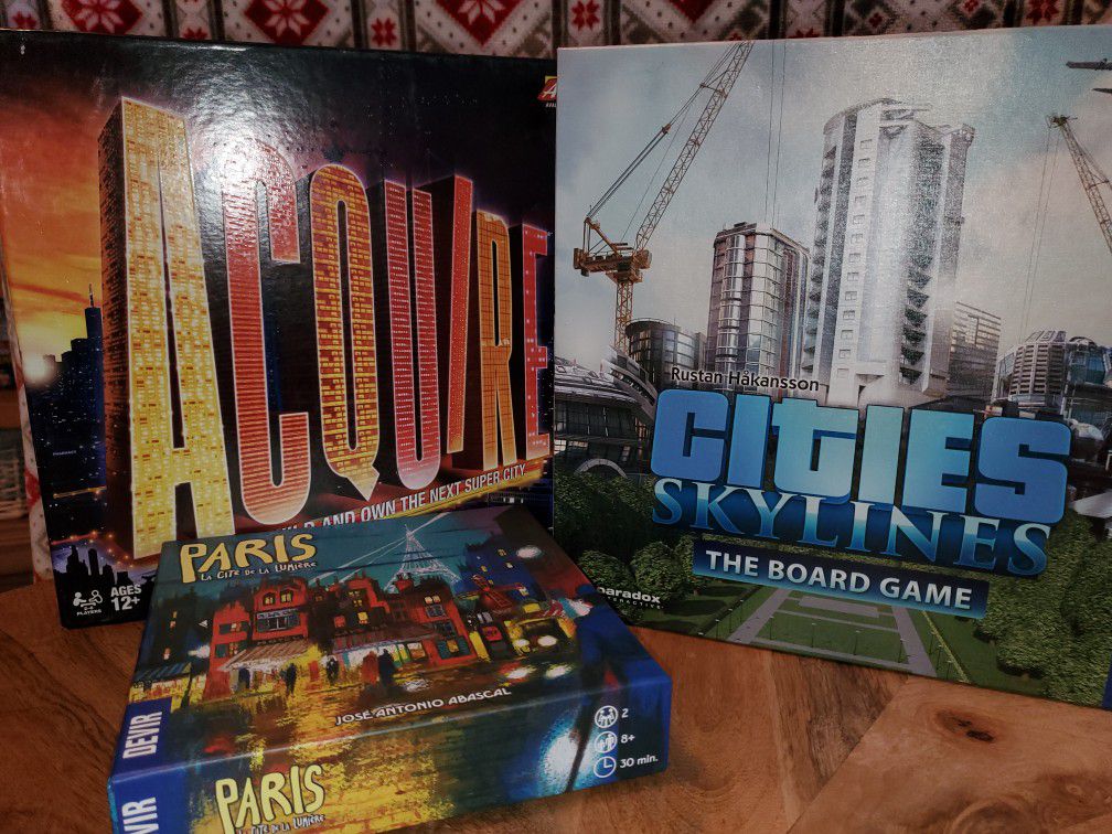 3 Board Game Bundle, Cities