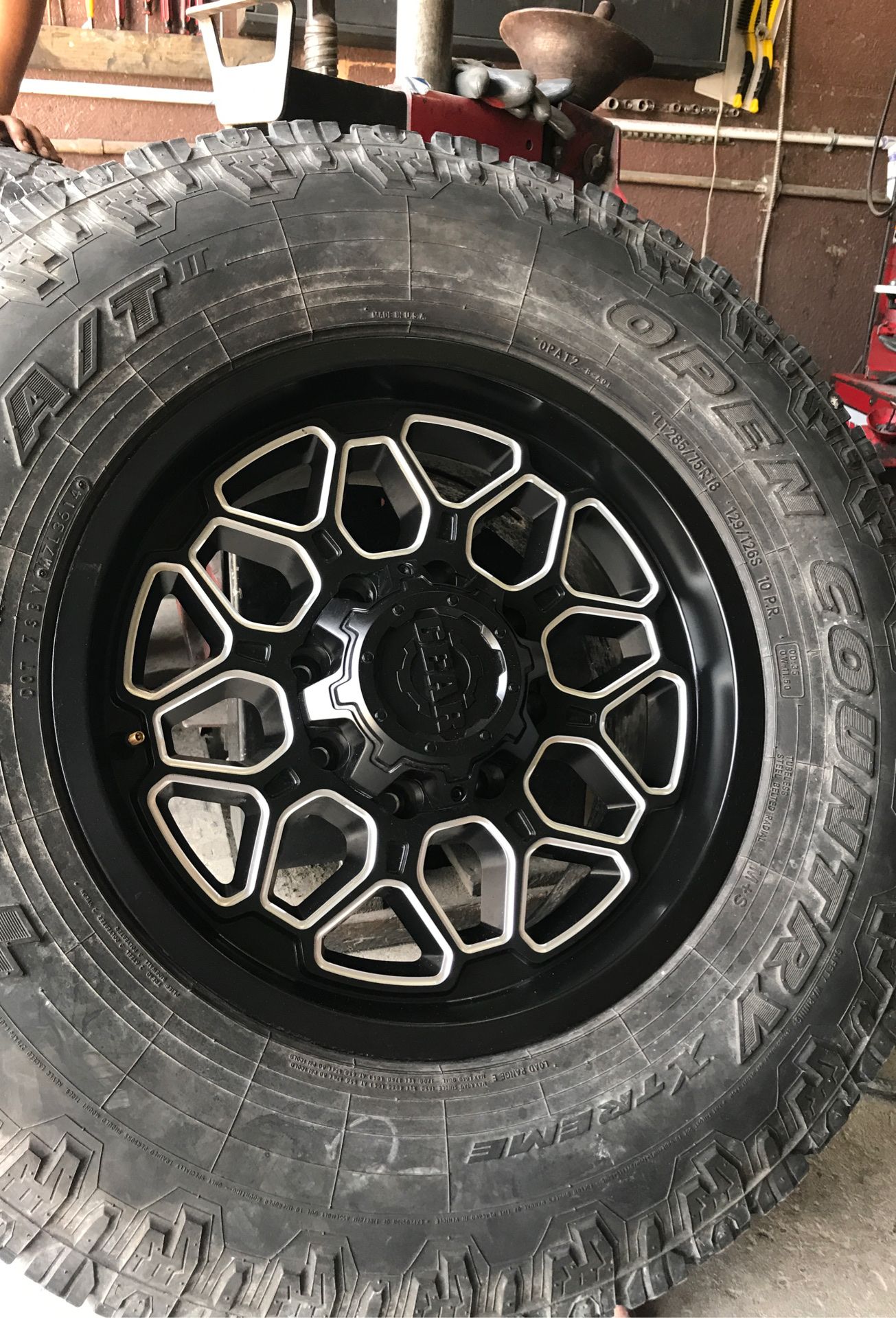 18” RIMS AND TIRES, BOLT PATTERN 8x61/2 DODGE OR CHEVY 8 LUGS for Sale