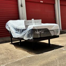 Nectar Luxe Memory Foam Bed With Adjustable Base Twin XL