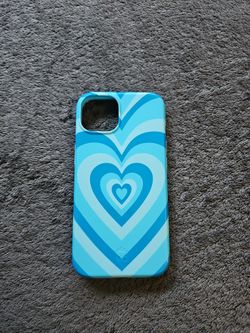 Iphone 14 Blue Hearts Case