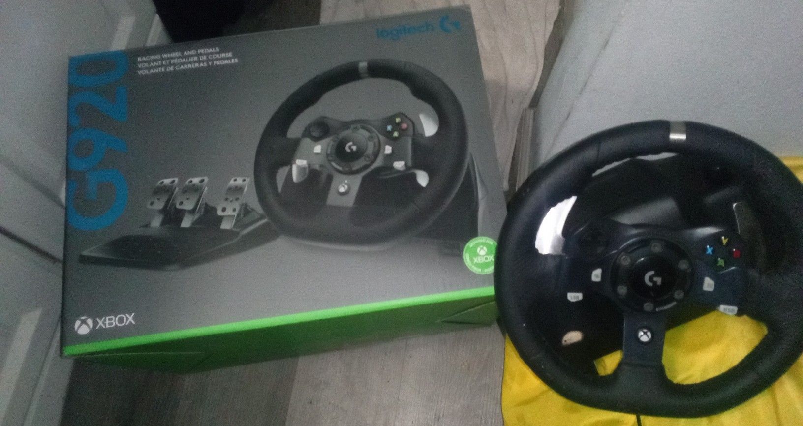 Logitech G920 Steering Wheel And Pedals $80