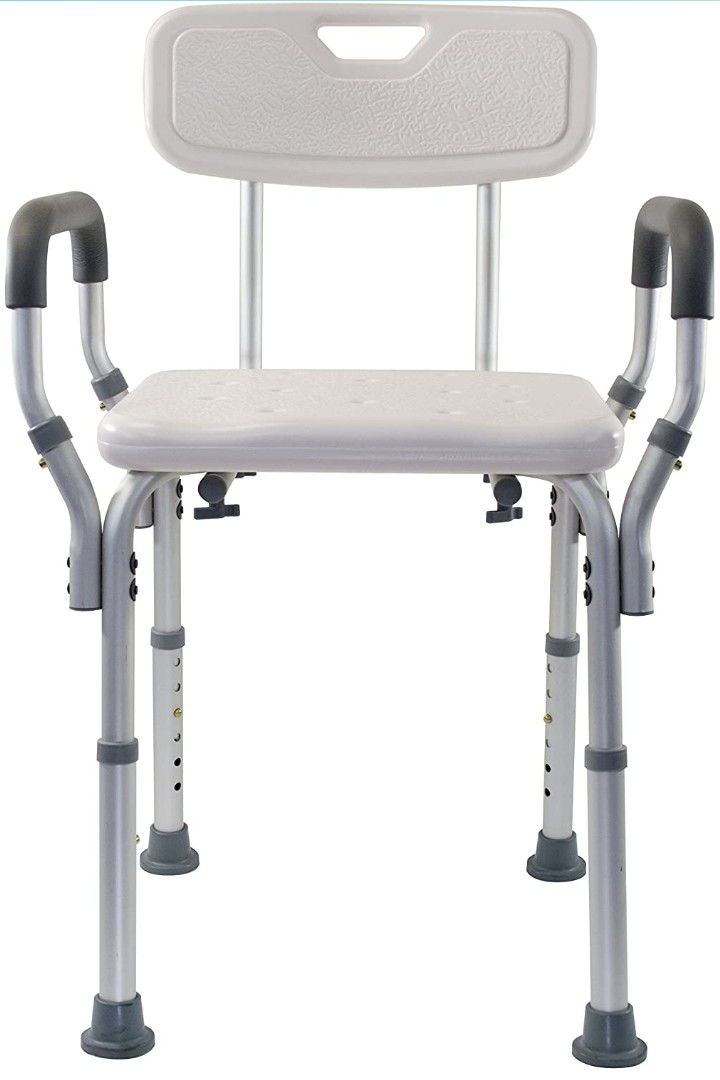 New Essential Medical Supply Shower & Bath Bench with Arms & Back