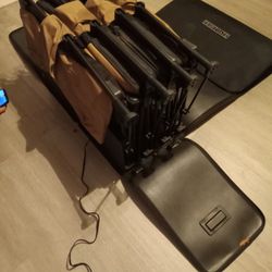 Like New Self Inflating Air Mattress With Built-in Frame Queen Size Just Plug In And It Automatically Blows Up Into Bed With Frame Can Take Anywhere 