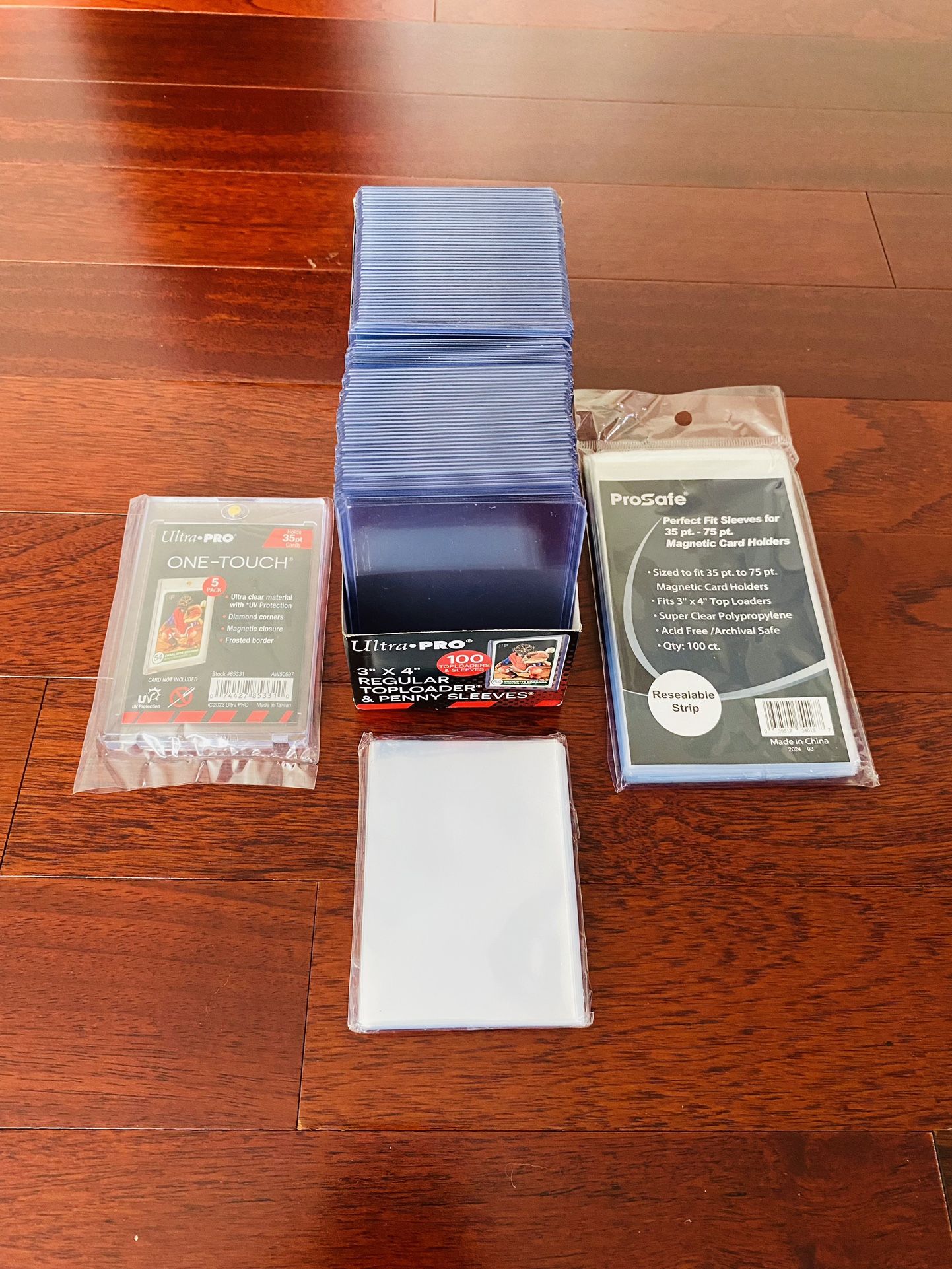 Sports and Trading Card Supplies. Toploaders, Penny sleeves, Magnetic One-Touch