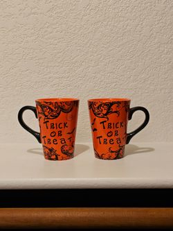 Halloween coffe cups