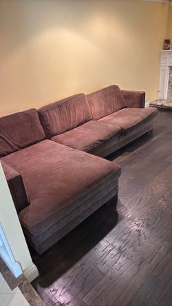 Sofa with chase Brown