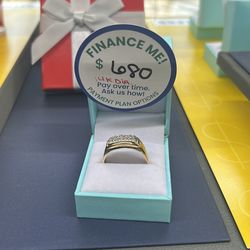 Man Ring 14k 4.4g Diamonds