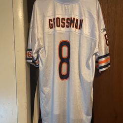  Excellent Condition White jersey Rex Grossman Chicago Bears jersey 