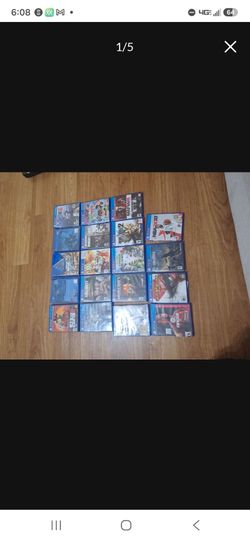 Ps4 games work with Ps5 almost new