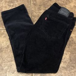 Levi’s 505 Black Corduroy 32x32 Jeans