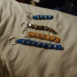 Paracord LugNut Keychains