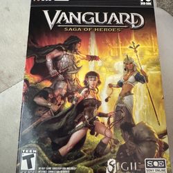 Vanguard Saga of Heroes PC DVD Rom Online Game Sigil SOE  brand new sealed