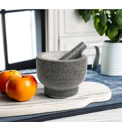 Cilio by Frieling Goliath Natural Granite Mortar and Pestle
