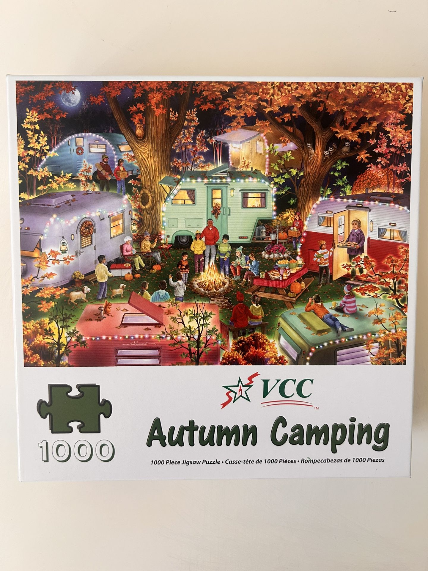 Vermont Christmas Company - Autumn Camping - 1000 Piece Puzzle