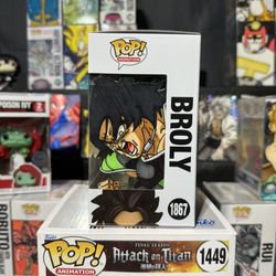 Broly custom art Funko Pop one of one