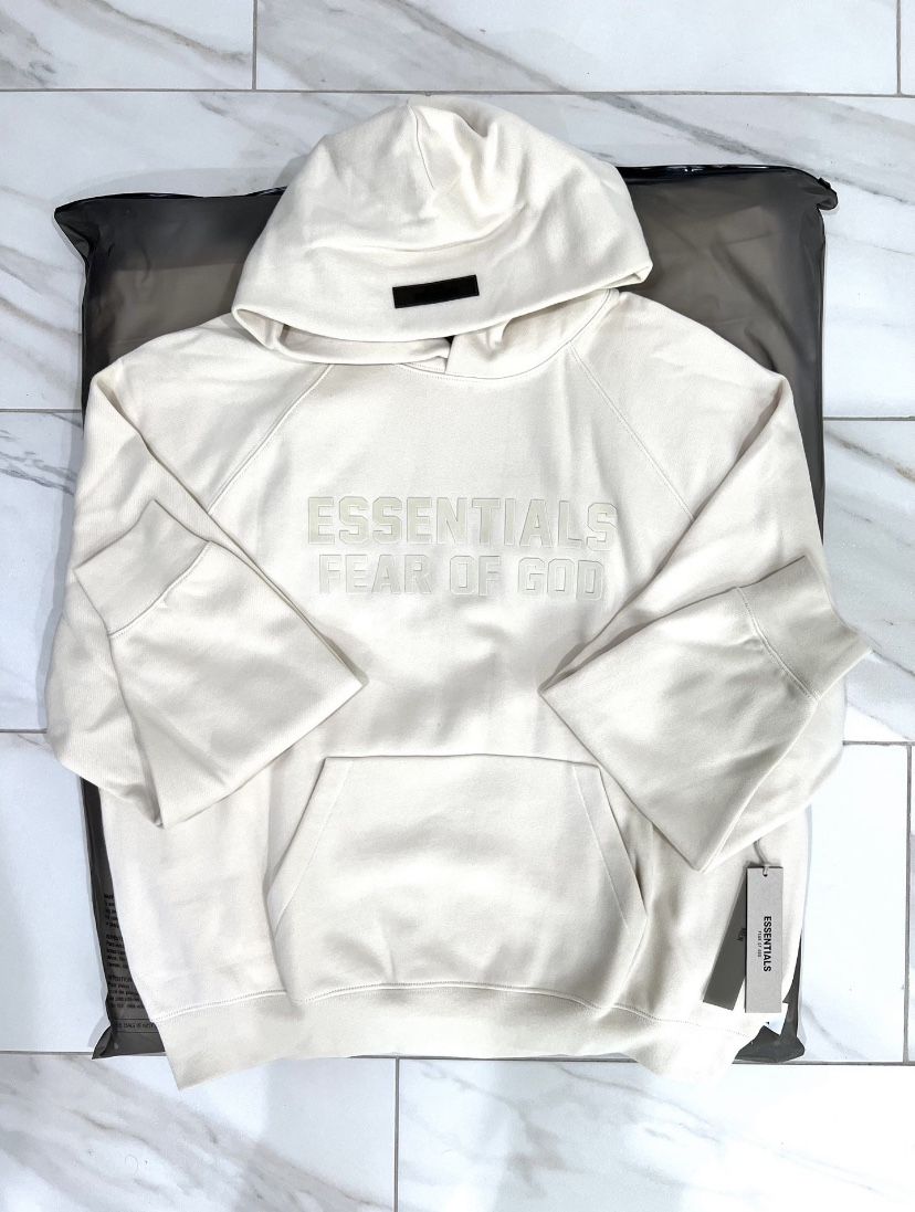 Fear of God Essentials Hoodie 'Eggshell'