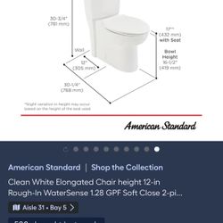 Like New Toilet American Standard