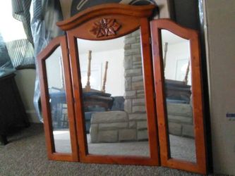 Triple mirror 50" x 46"