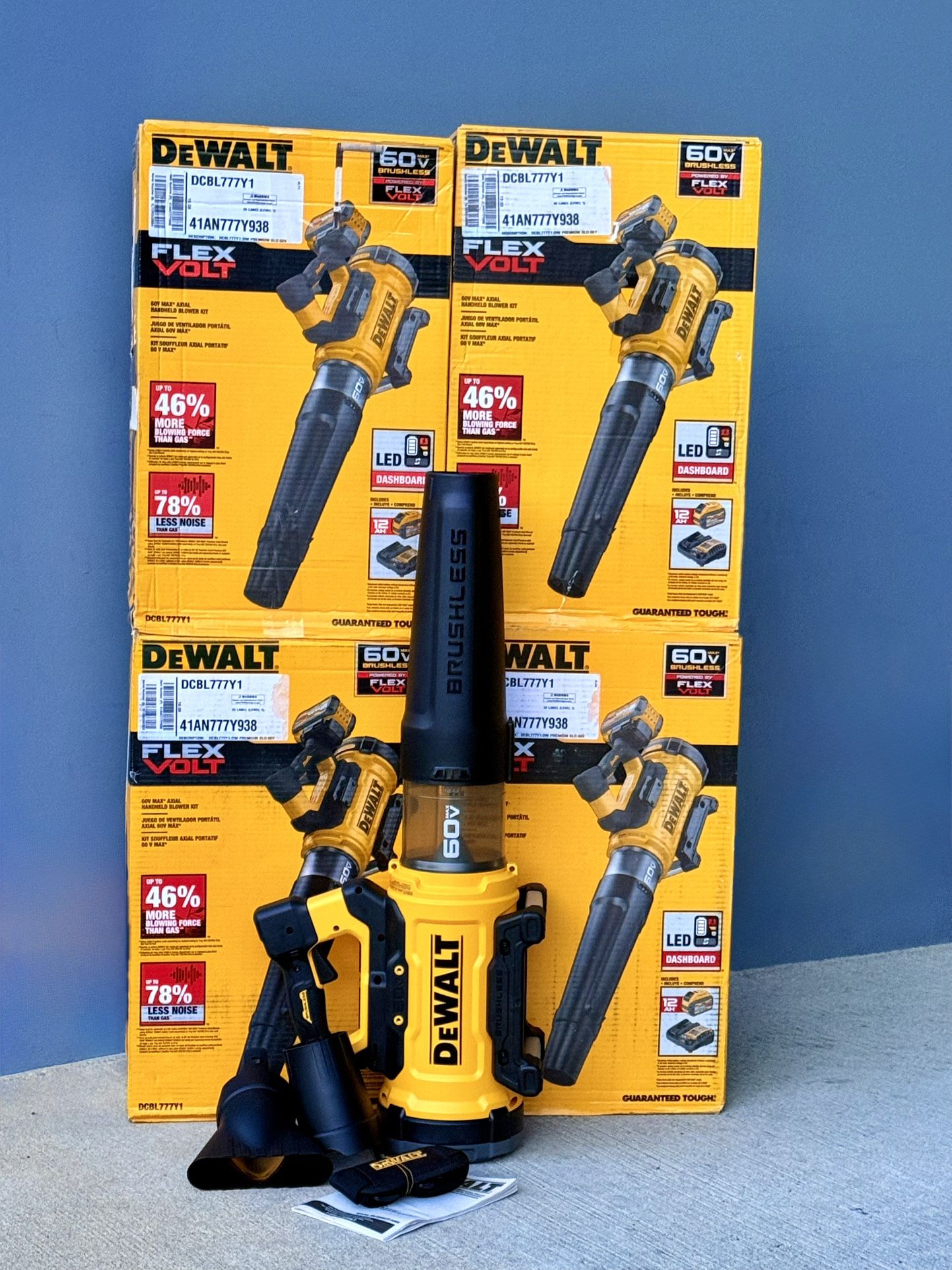Brand New Dewalt FLEXVOLT 60V MAX 160 MPH 760 CFM Brushless Cordless Battery Powered Blower (Tool-Only)
