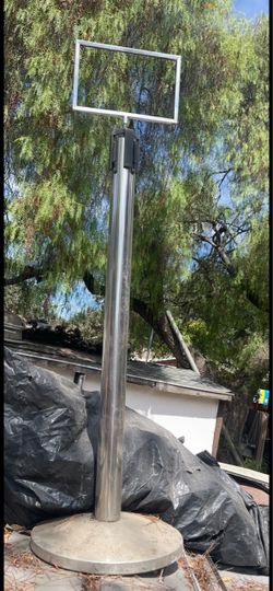 floor-standing metal sign holder s