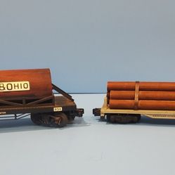2 TRAIN CARS BOTH EXCELLENT CONDITION AMERICAN FLYER SOLD TOGETHER FOR 1 LOW PRICE