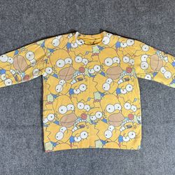 The Simpsons Sweatshirt Unisex Long Sleeve Size M
