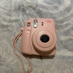 Pink Mini Polaroid Camera W/ Case 