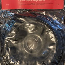 Chefmate - 4 Piece Electric Range Pan Set