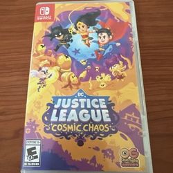 DC's Justice League Cosmic Chaos Nintendo Switch Fun Family Kids Friendly Game Complete With Case And Cartridge 