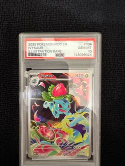 PSA 10 Ivysaur Illustration Rare Pokemon Card 134/132