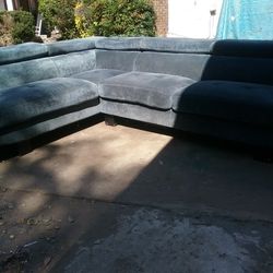 Sofa 2 Pieces/ Grey Blue