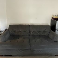 Dark grey couch