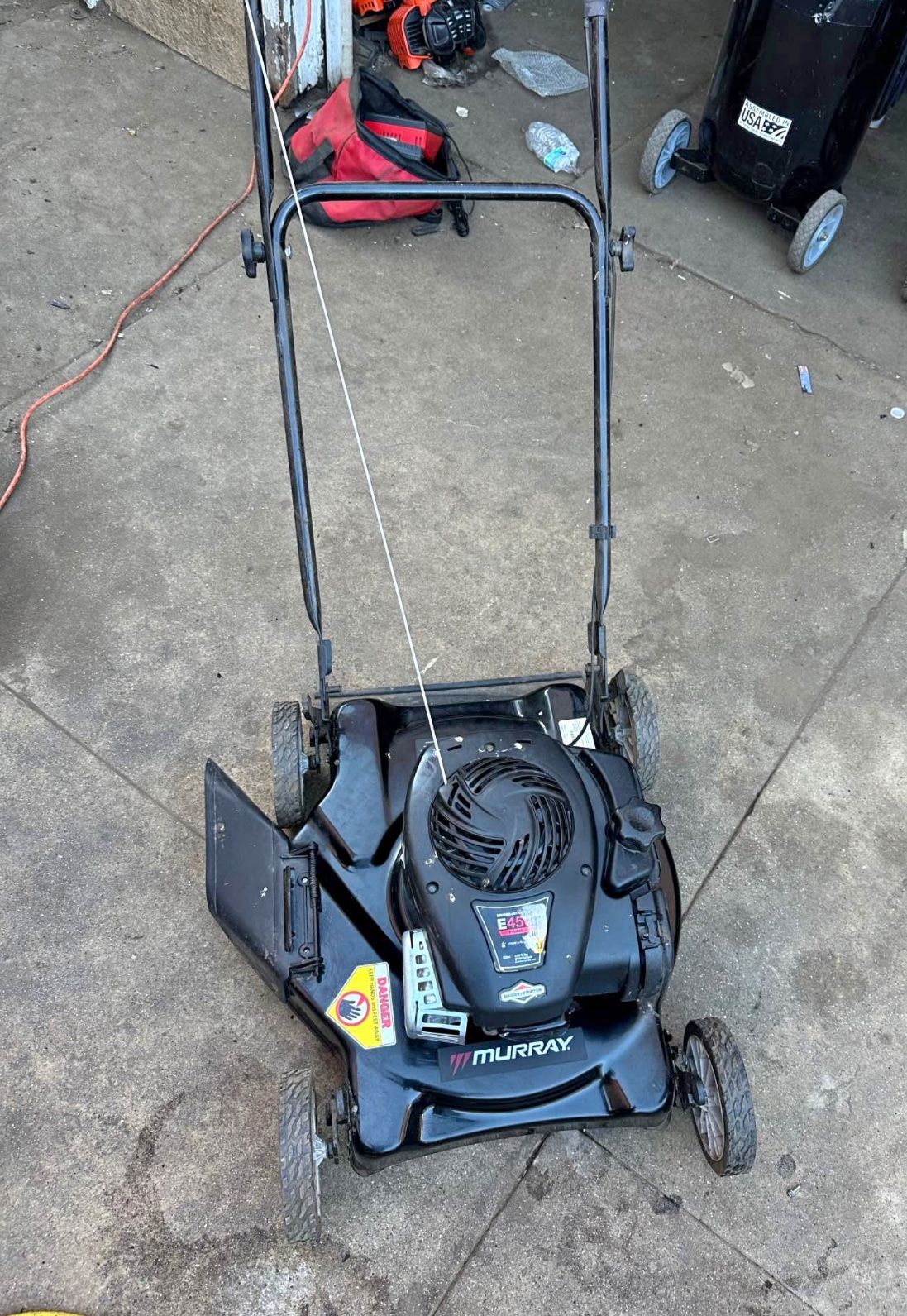 Murray 20 in. 125 cc Briggs & Stratton Walk Behind Gas Push Lawn Mower with 4 Wheel Height Adjustmen