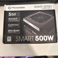 Thermaltake Smart 500W Power Supply – 80+ Certified