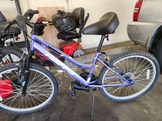 Purple huffy