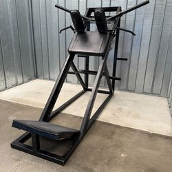 Hack Squat Old School Bodybuilding Muscle MassTraining Weightlifting Workout Gym Fitness Strength Conditioning Power Explosiveness Leg Day